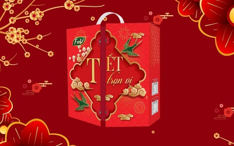 FnV hộp 400g gồm các món đồ khô tiện lợi, bổ dưỡng, phù hợp Tết FnV hộp 400g gồm các món đồ khô tiện lợi, bổ dưỡng, phù hợp Tết