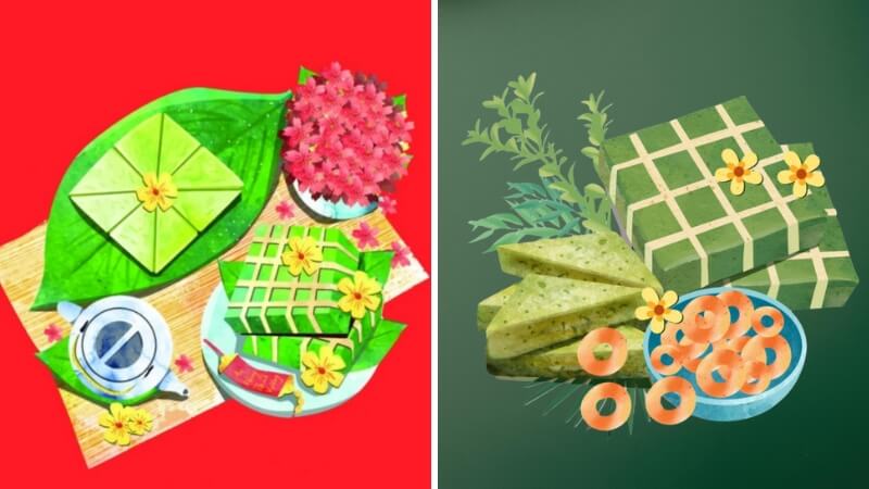 Hình ảnh bánh chưng 3D 5