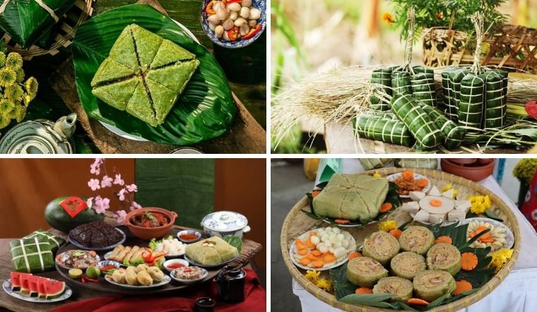 Bộ sưu tập hình ảnh bánh chưng bánh tét đẹp, ý nghĩa ngày Tết