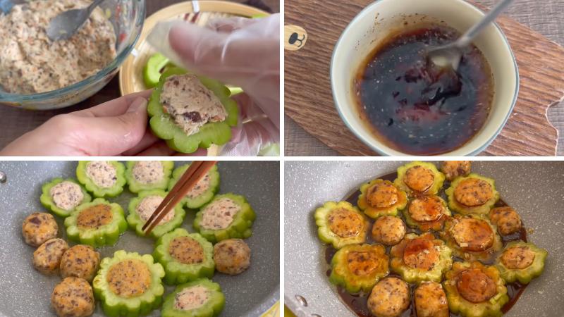 Chiên sơ và kho khổ qua