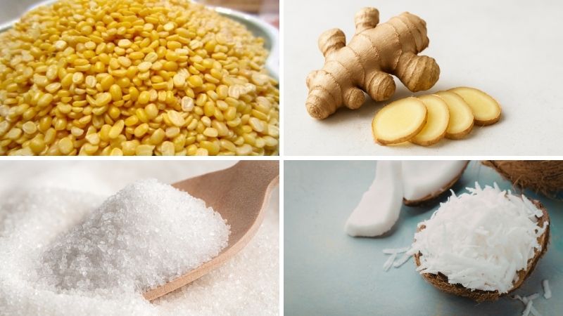 Nguyên liệu làm bánh trôi nước Nguyên liệu làm bánh trôi nước