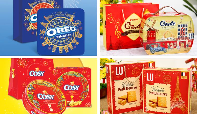 Top 10+ loại bánh quy hộp thiếc ngon sang trọng biếu Tết 2026