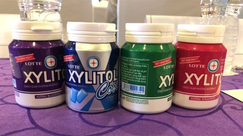 Bạn hãy chọn sản phẩm có Xylitol đứng đầu danh sách thành phần Bạn hãy chọn sản phẩm có Xylitol đứng đầu danh sách thành phần