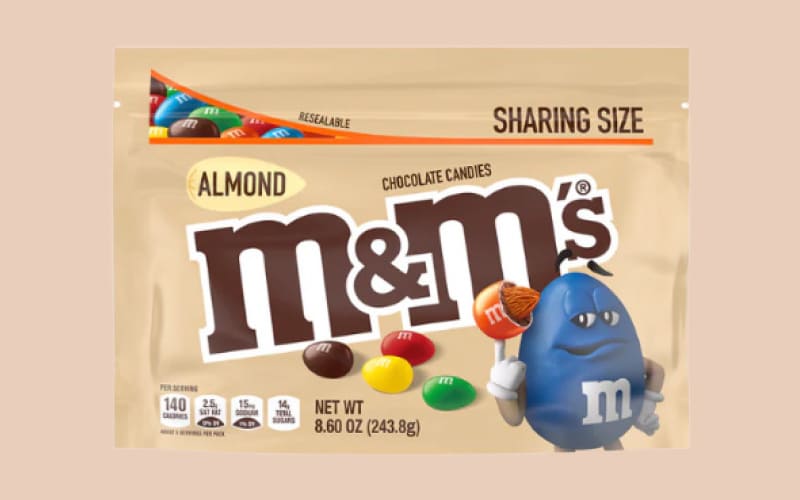 Socola M&M’s Almond (nhân hạnh nhân)