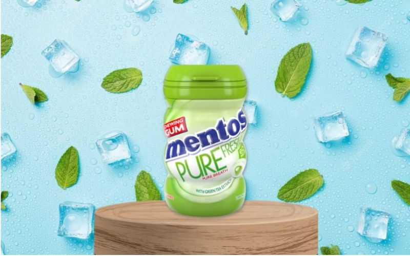 Mentos Pure Fresh giúp làm sạch miệng và giảm căng thẳng cho người dùng Mentos Pure Fresh giúp làm sạch miệng và giảm căng thẳng cho người dùng
