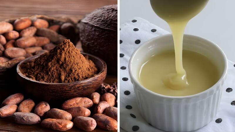 Nguyên liệu làm sốt socola chấm trái cây