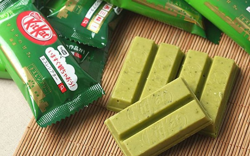 KitKat trà xanh matcha mang vị thanh dịu, dễ ăn