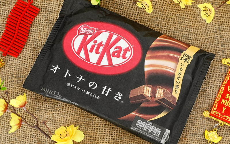 KitKat socola đen đậm vị cacao, ít ngọt tinh tế