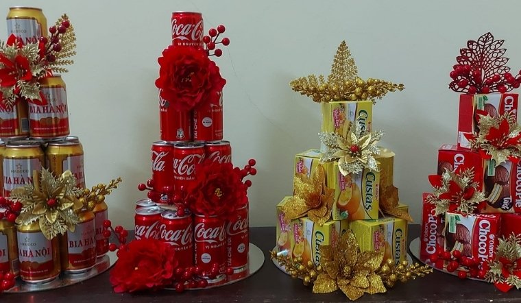 Cách bày bánh kẹo trên bàn thờ đúng phong tục