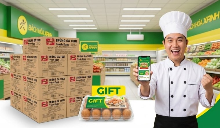 Giảm 100K - Tặng thêm 10 trứng