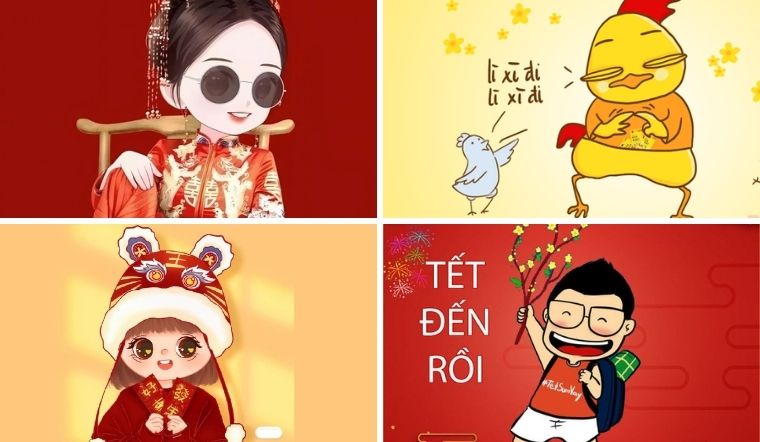 Gợi ý ảnh avatar Tết 2026 đẹp, độc đáo, hợp không khí xuân