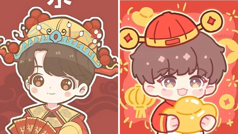 Avatar Tết 2026 cute, đáng yêu 4 Avatar Tết 2026 cute, đáng yêu 4