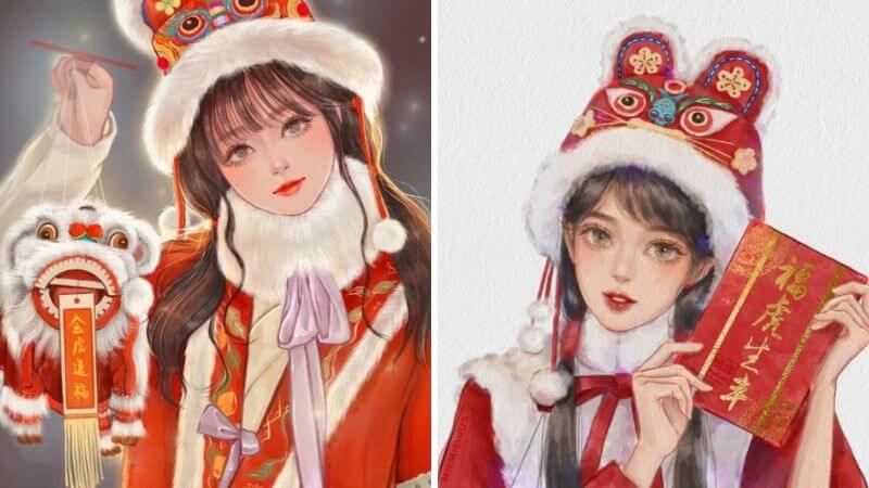 Ảnh avatar Tết cho nữ 1 Ảnh avatar Tết cho nữ 1