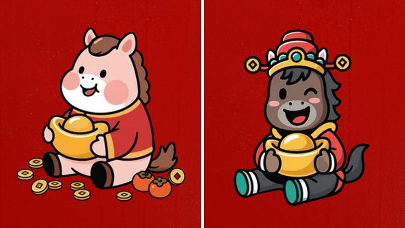 Avatar linh vật Tết 2026 1 Avatar linh vật Tết 2026 1