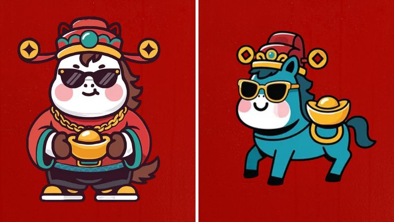 Avatar linh vật Tết 2026 4 Avatar linh vật Tết 2026 4