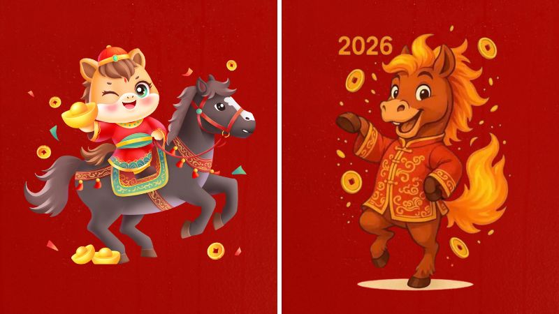 Avatar linh vật Tết 2026 5 Avatar linh vật Tết 2026 5