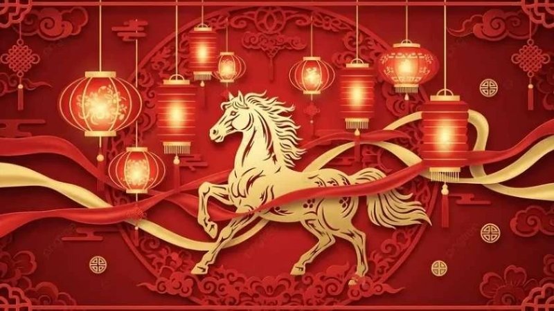 Mẫu background Tết linh vật năm 2026 số 10