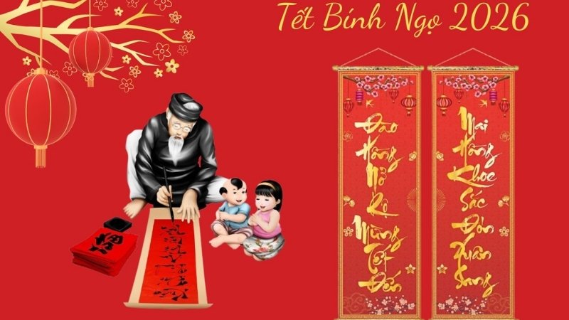 Mẫu background câu chúc Tết, thư pháp số 1