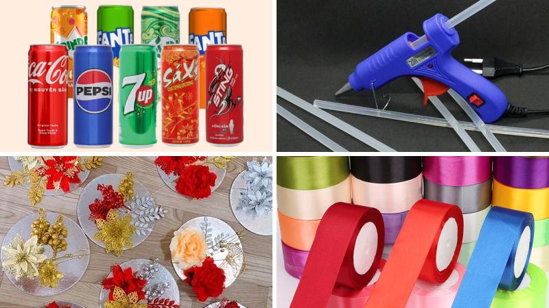 Chuẩn bị nguyên liệu làm tháp bánh nước ngọt