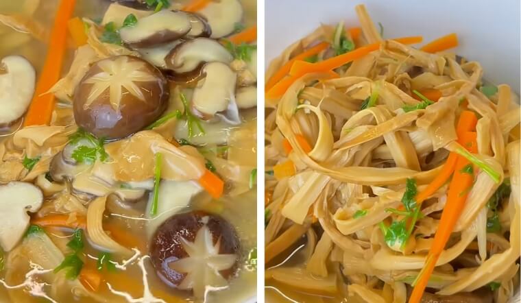 Cách nấu canh măng chay ngày Tết thanh đạm, tốt cho sức khỏe