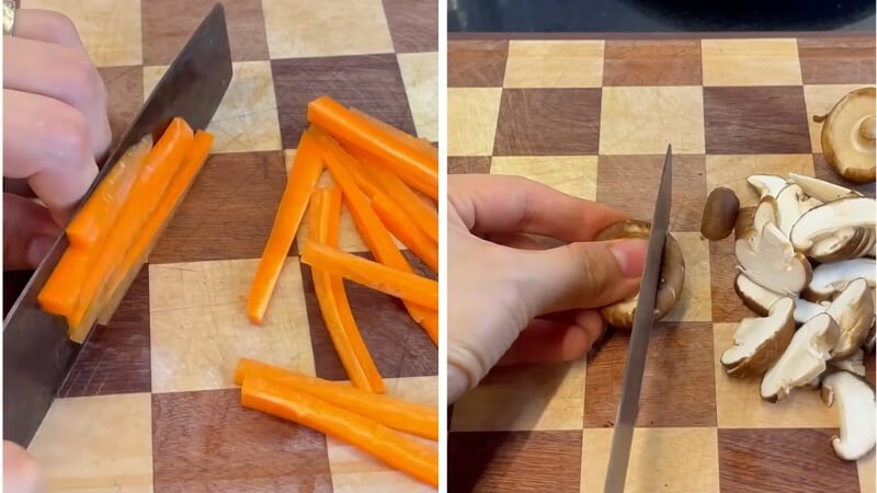 Bước 1: Sơ chế nguyên liệu