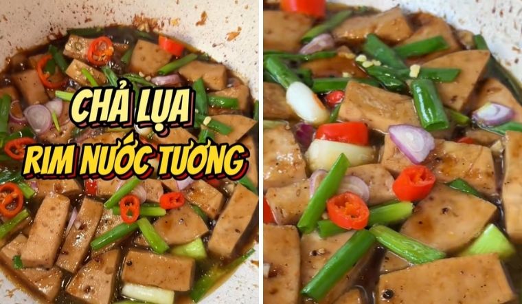 Cách làm chả lụa rim nướng tương ngon cho mâm cỗ chay ngày Tết tròn đầy