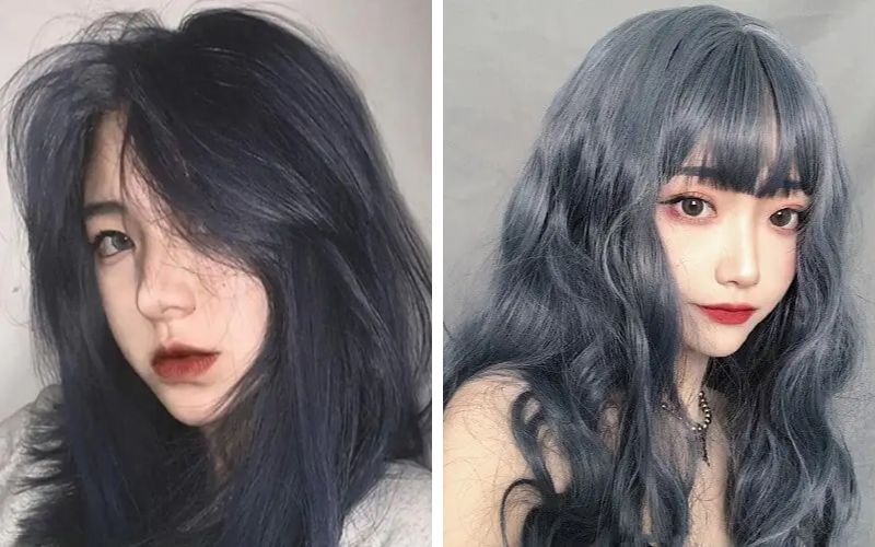  Màu tóc đen khói thanh lịch, dễ phối đồ và không kén da