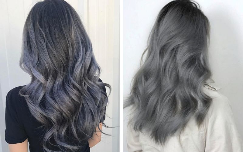 Màu tóc xám khói trẻ trung, thời thượng và rất nổi bật