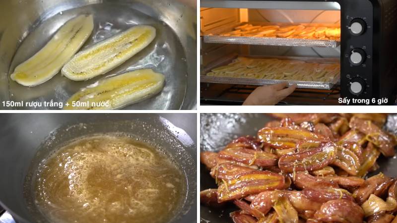 Cách làm mứt chuối dẻo