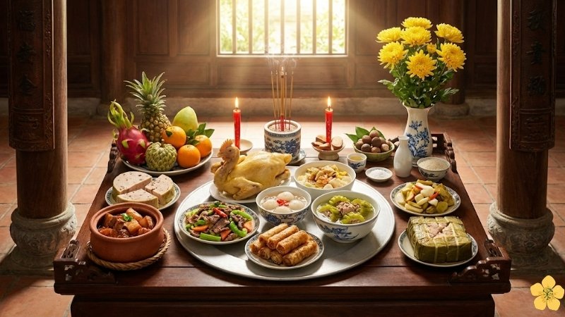 Mâm cỗ miền Trung