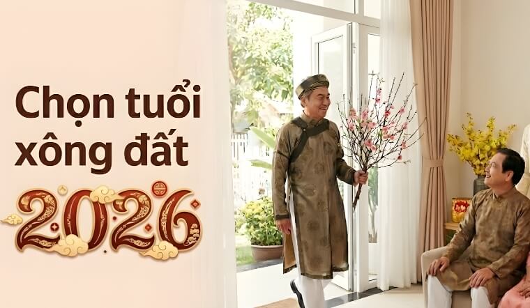 Xem tuổi xông nhà năm 2026 Bính Ngọ - Chọn người hợp tuổi rước tài lộc