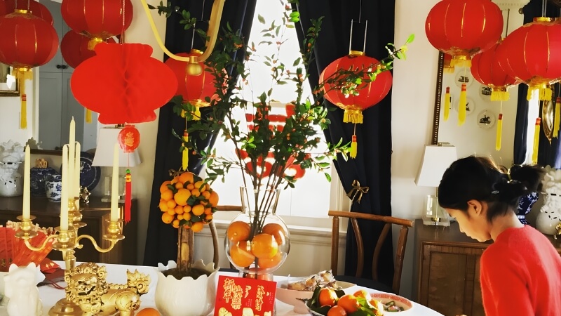 Gian bếp ấm cúng