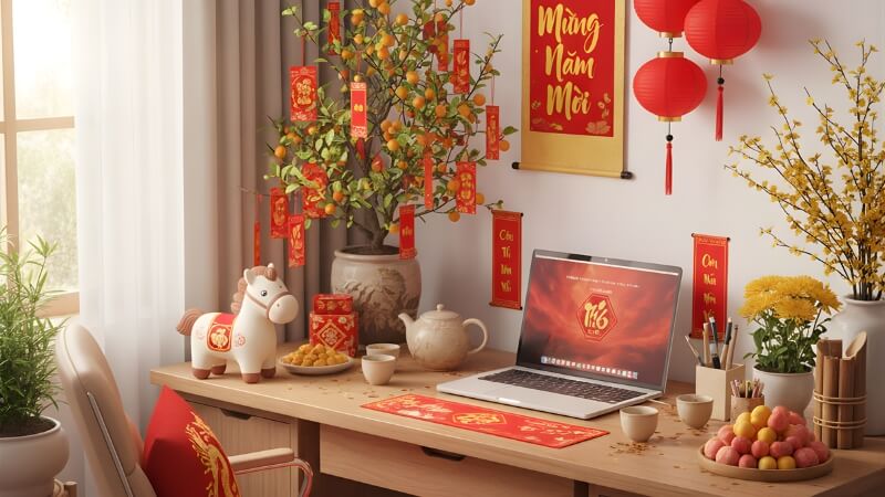 Trang trí góc làm việc cá nhân