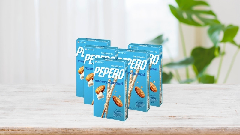 Bánh que Pepero Snowy Almond