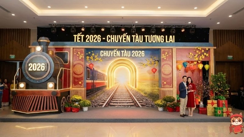 Mẫu "Chuyến Tàu 2026"