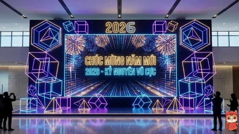 Mẫu "Màn Hình LED Vô Cực"