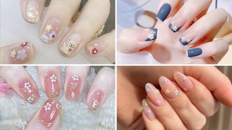 Mẫu nail nhẹ nhàng và nữ tính
