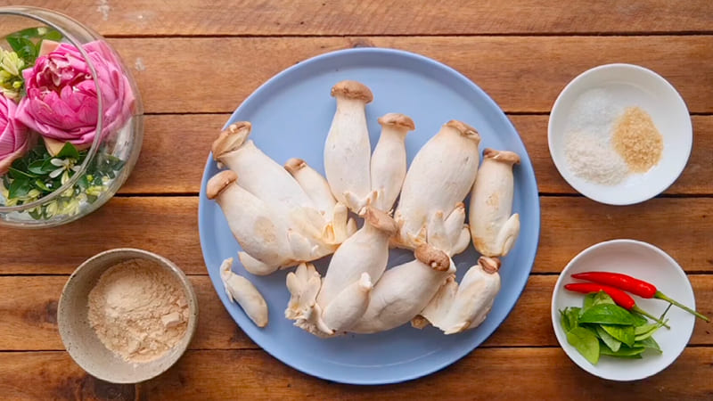 Nguyên liệu làm nem thính chay