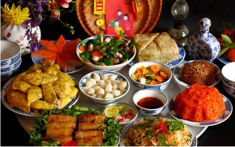 Các món ăn đầu năm được chọn để gửi gắm mong ước đủ đầy và hanh thông