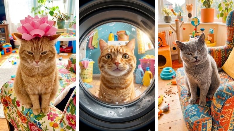 Hình nền mèo bựa