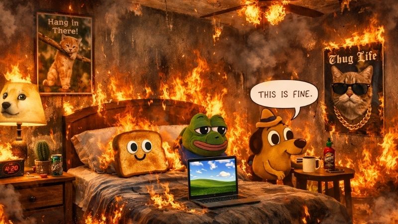 Meme "This is fine"
