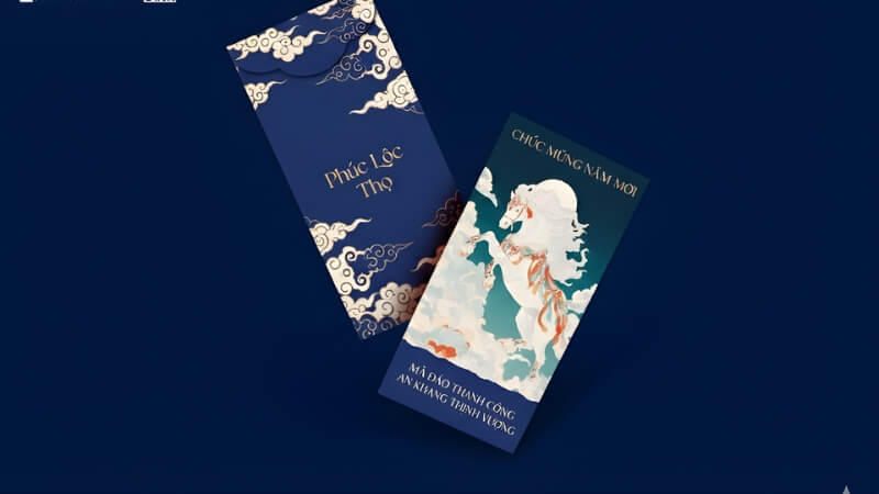 Mẫu bao lì xì con Ngựa dành cho doanh nghiệp Mẫu bao lì xì con Ngựa dành cho doanh nghiệp