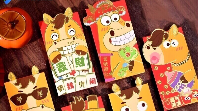 Mẫu bao lì xì hoạt hình phù hợp nhiều độ tuổi Mẫu bao lì xì hoạt hình phù hợp nhiều độ tuổi