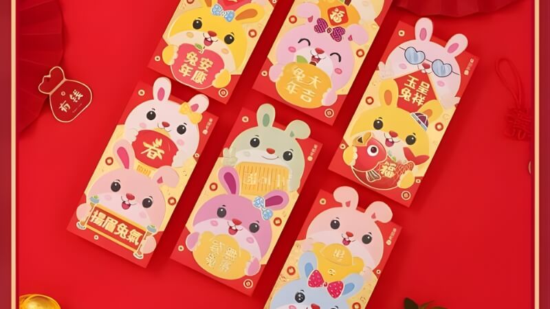 Mẫu lì xì phá cách, cá tính Mẫu lì xì phá cách, cá tính