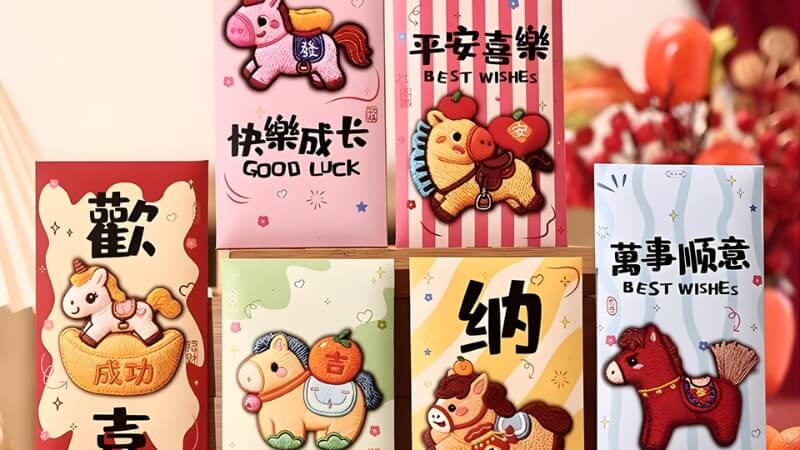 Bao lì xì meme Tết 2026 trẻ trung Bao lì xì meme Tết 2026 trẻ trung