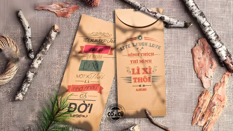 Bao lì xì con Ngựa mang nét hoài cổ Bao lì xì con Ngựa mang nét hoài cổ