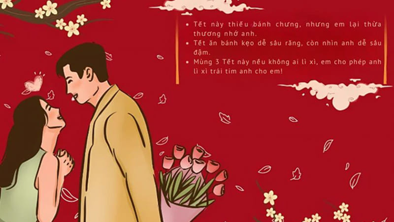 Cap thả thính Mùng 3 nhẹ nhàng, dính là đổ