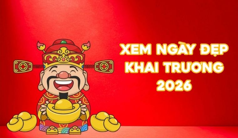 Xem ngày đẹp khai trương 2026 - Lịch chọn giờ tốt & tuổi mở hàng Bính Ngọ