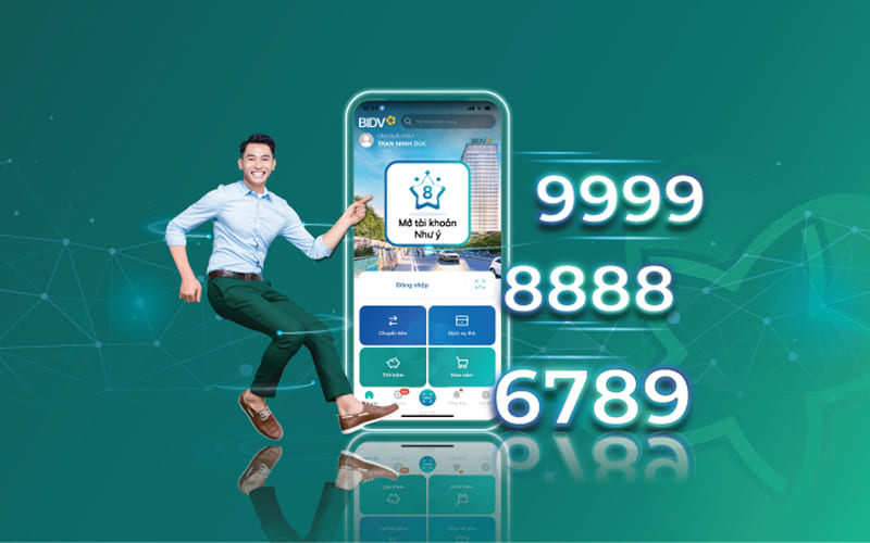 Gửi tiết kiệm hoặc mở tài khoản số đẹp