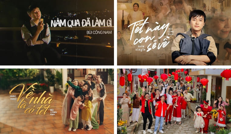 Top 10 bài nhạc Tết Bùi Công Nam hay nhất - Tết này con sẽ về
